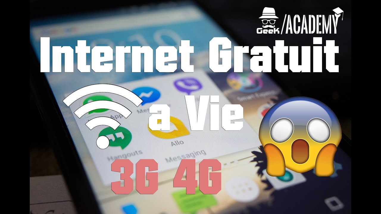 INTERNET 3G/4G GRATUIT ILLIMITÉ